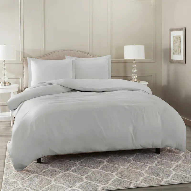 Classic Duvet Cover - Light Grey