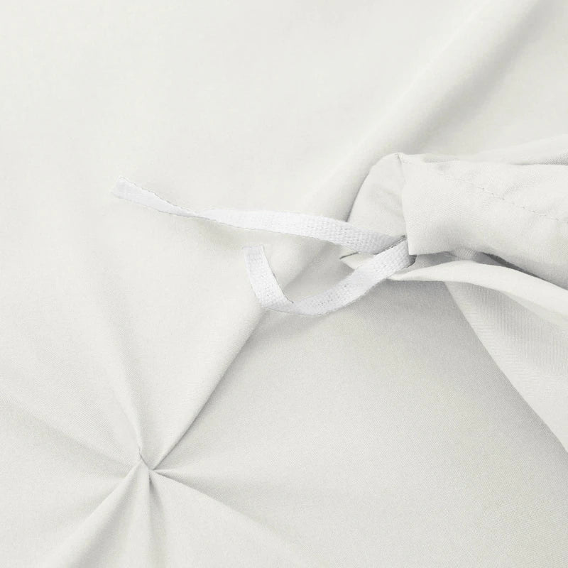 Pintuck Duvet Cover - White