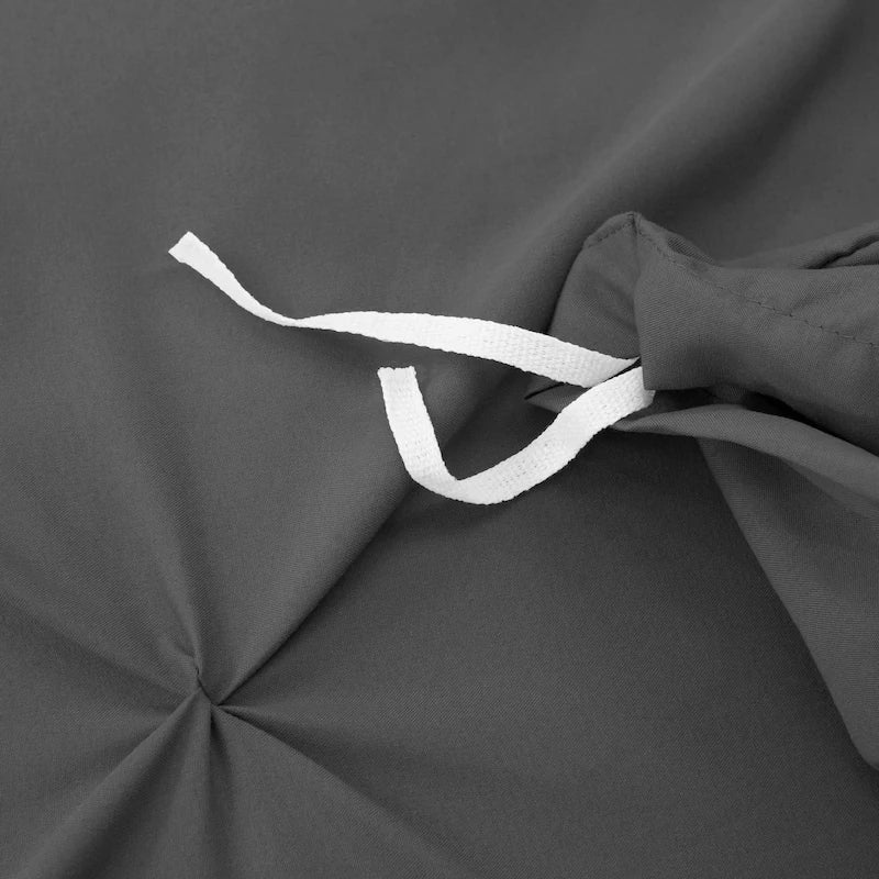 Pintuck Duvet Cover - Grey