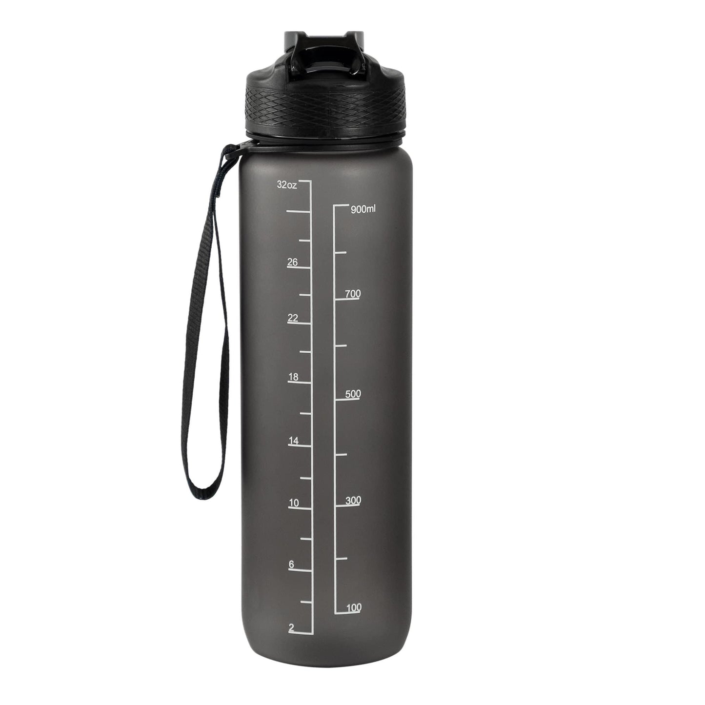Motivational Water Bottle (32 0z) - Black