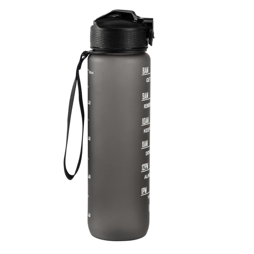 Motivational Water Bottle (32 0z) - Black