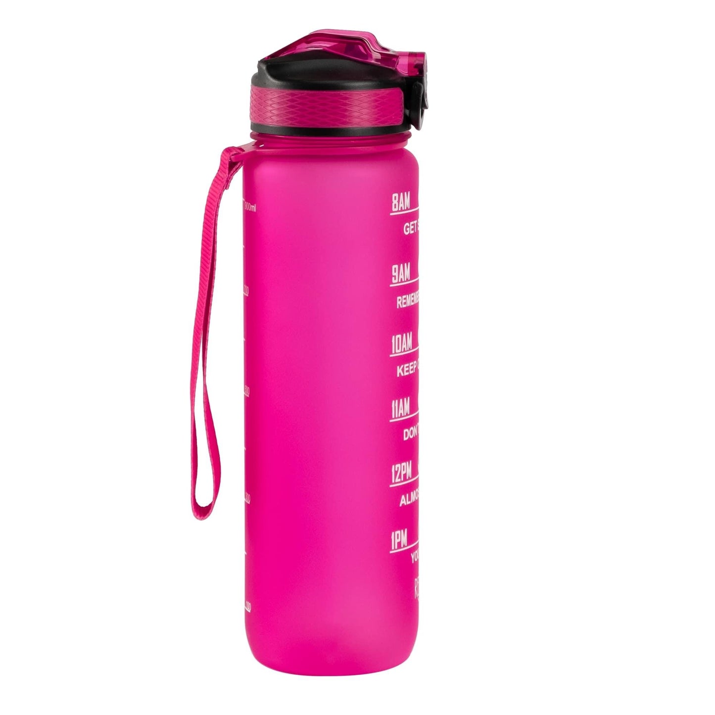 Motivational Water Bottle (32 0z) - Hot Pink