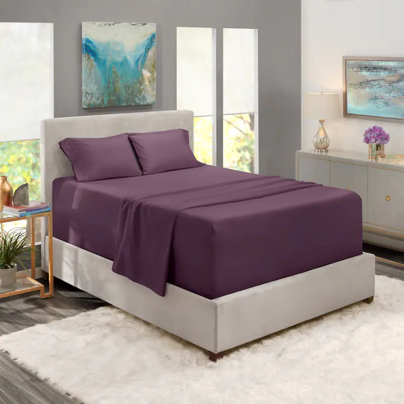 Extra Deep Sheets - Eggplant