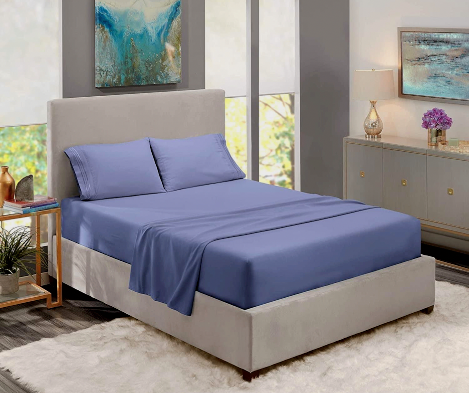 Classic Sheets - Steel Blue