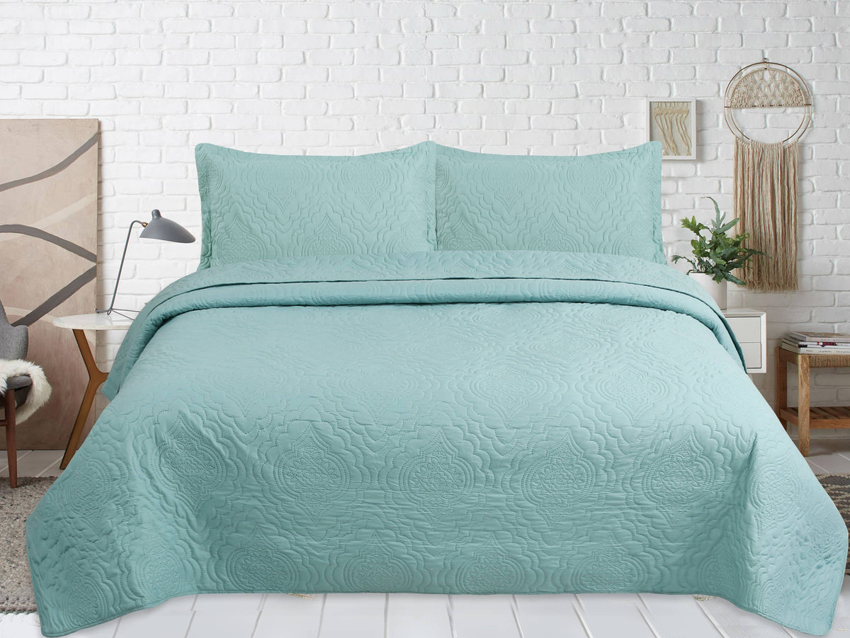 Luxury Embossed Quilt Set