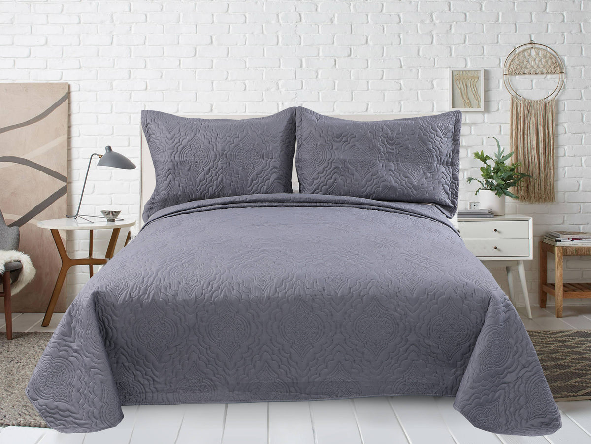 Luxury Embossed Quilt Set
