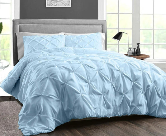 Pintuck Comforter - Aqua