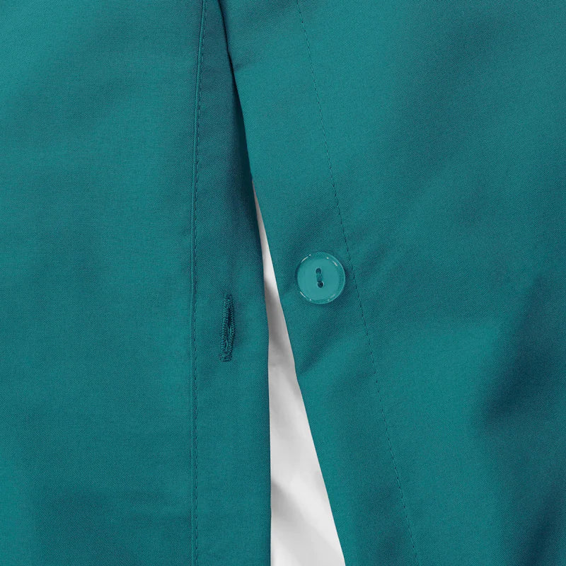 Pintuck Duvet Cover - Teal