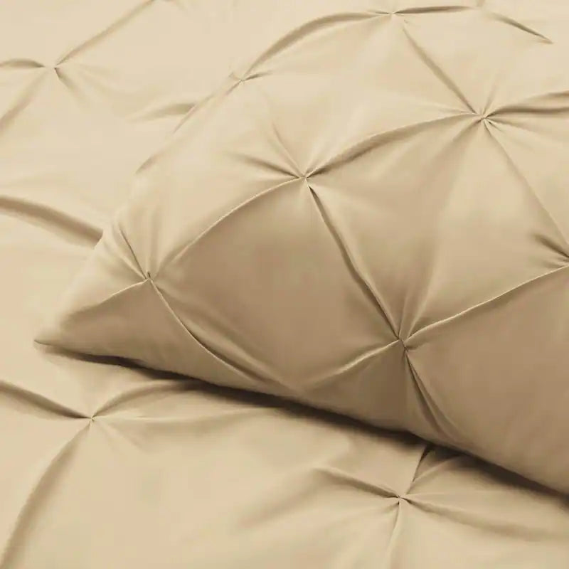 Pintuck Duvet Cover - Cream