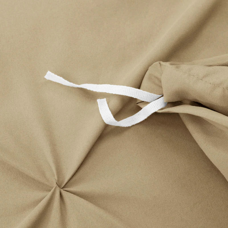 Pintuck Duvet Cover - Cream