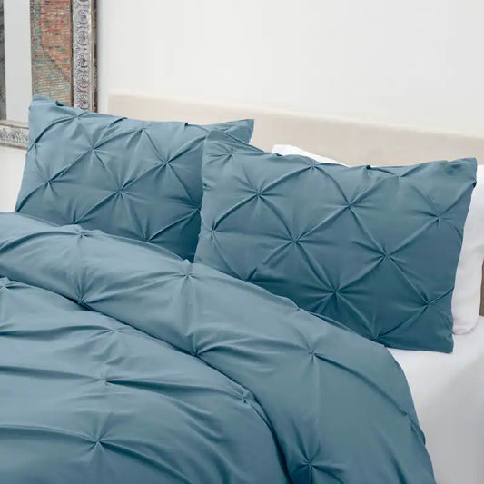 Pintuck Duvet Cover - Denim