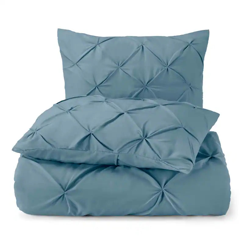 Pintuck Duvet Cover - Denim