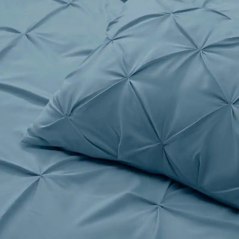 Pintuck Duvet Cover - Denim