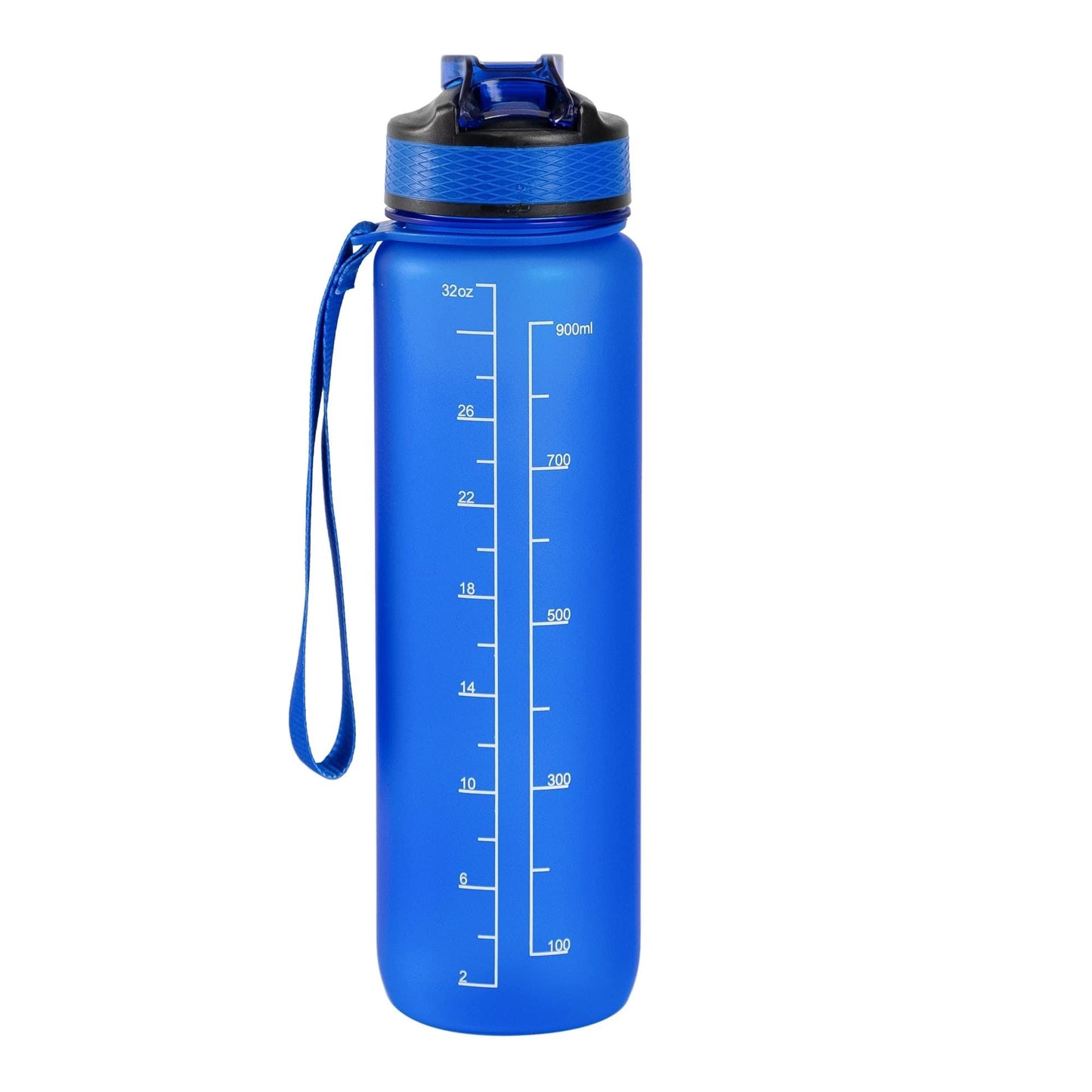 Motivational Water Bottle (32 0z) - Royal Blue
