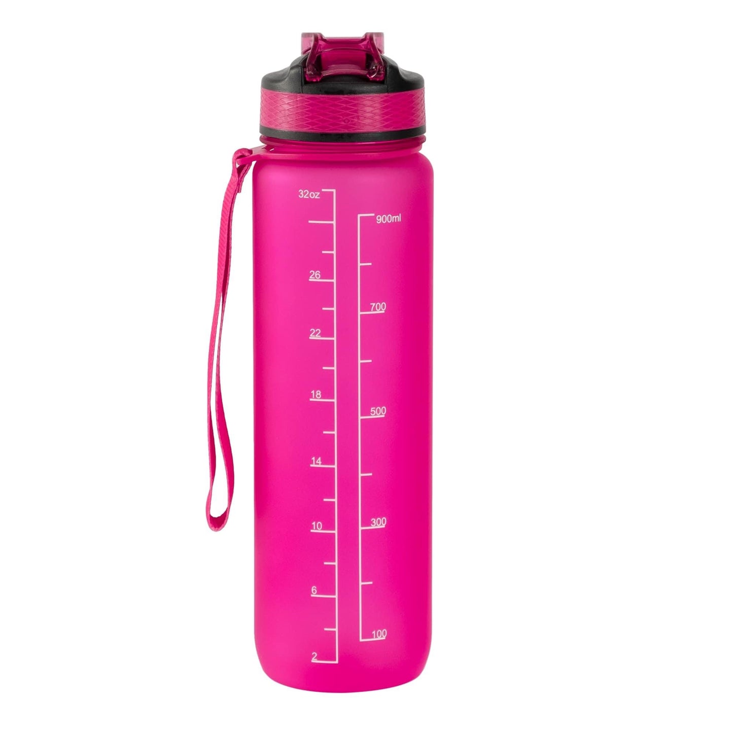 Motivational Water Bottle (32 0z) - Hot Pink