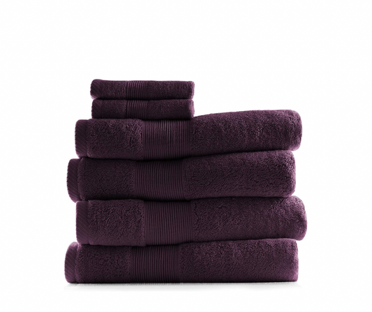 Towel Set (6 Pc) - Purple