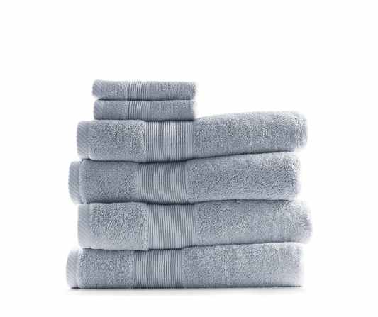 Towel Set (6 Pc) - Ice Blue
