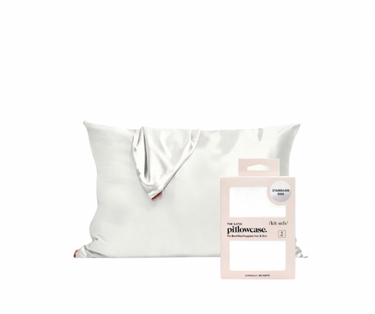 Kit.sch Satin Pillow Case - Ivory
