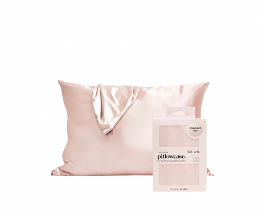 Kit.sch Satin Pillow Case - Blush