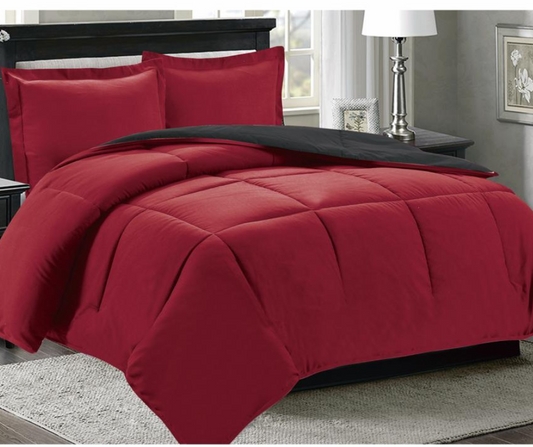 Classic Comforter - Red/Black