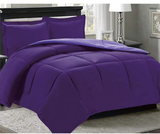Classic Comforter - Purple/Light Purple