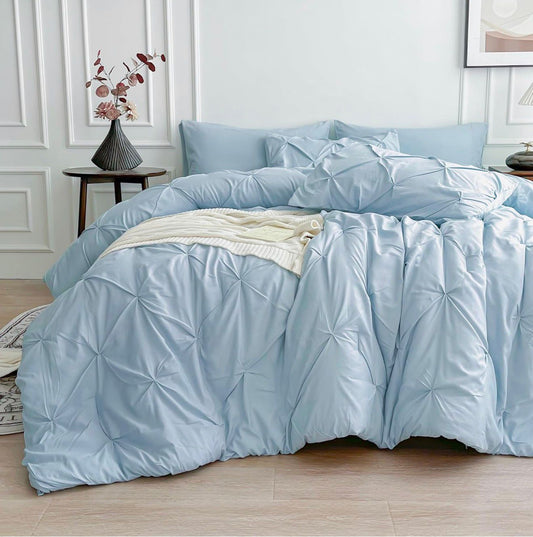 Comforter - Pintuck - Aqua