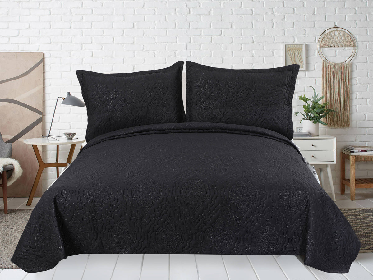 Luxury Embossed Quilt Set