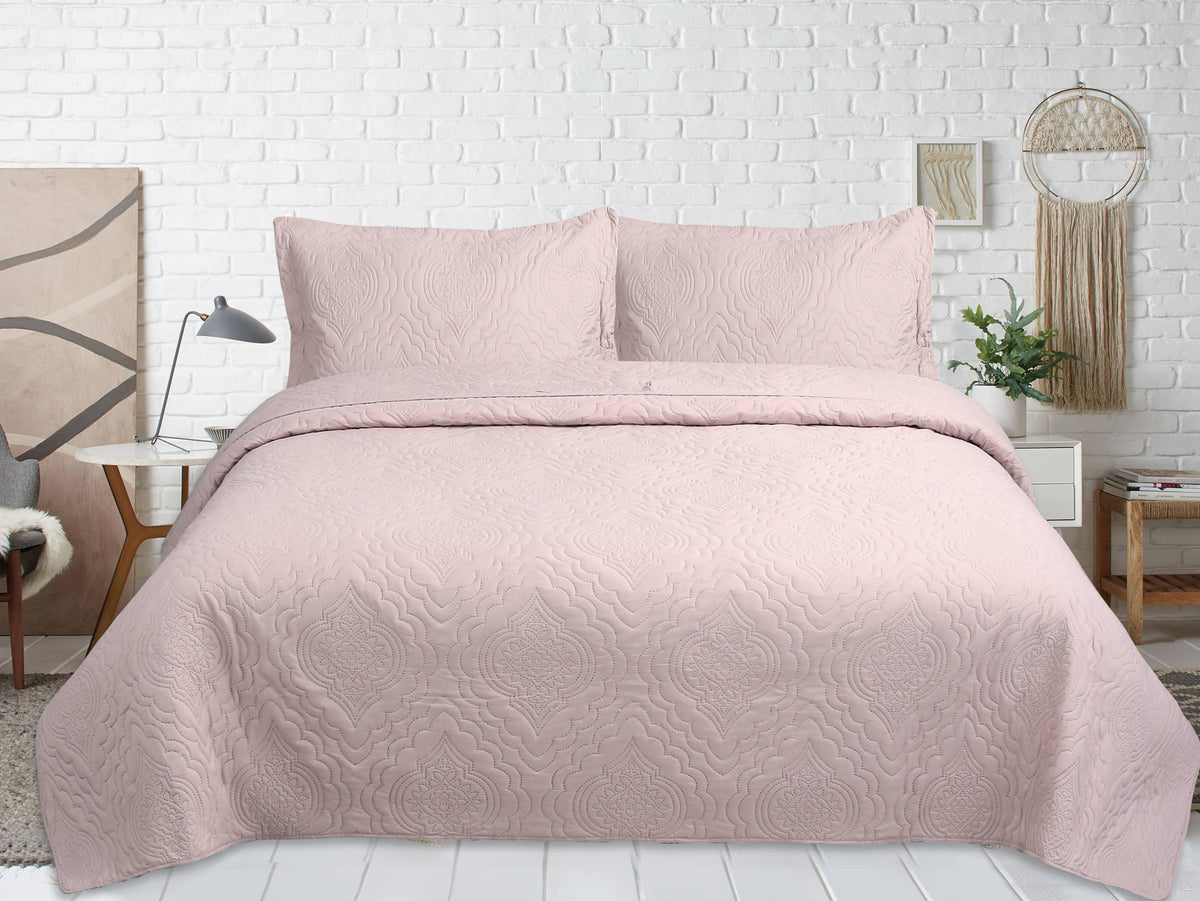 Luxury Embossed Quilt Set