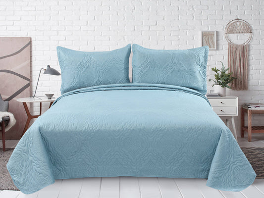 Luxury Embossed Quilt Set
